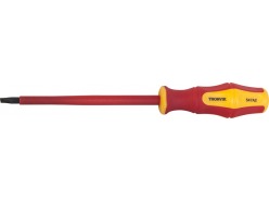 Отвертка шлицевая диэлектрическая VDE 1000 v SL5.5x125 мм Thorvik SDLI512 52174
