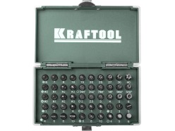 Набор бит "X-Drive", кованых, торсионных, KRAFTOOL, Cr-Mo, система насечек "NSS", 50 предм, в боксе 26065-H50