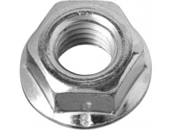 Гайка DIN 6923 с фланцем, кл. пр. 8, оцинкованная, M10, 5кг, ЗУБР Мастер 303630-10