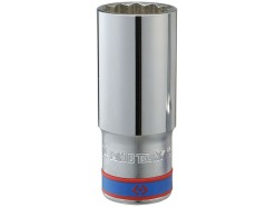 Головка торцевая глубокая двенадцатигранная 1/2", 25 мм KING TONY 423025M