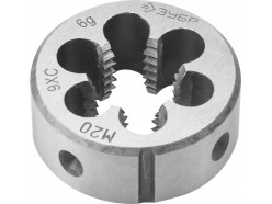 Плашка Зубр 4-28022-20-1.5, М20х1.5, ГОСТ 9740-71