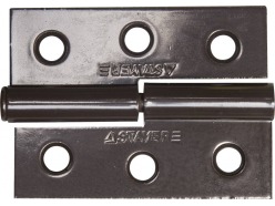 Петля дверная STAYER "MASTER" разъемная, цвет коричневый, левая, 65мм 37613-65-3L