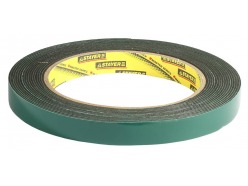 Двухсторонняя клейкая лента на вспененной основе, STAYER Professional 12233-12-05, черная, 12мм х 5м