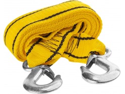 Трос буксировочный STAYER STANDARD, 2 крюка, сумка, 4м, 5т 61207-5.0