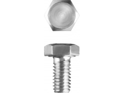Болт с шестигранной головкой, ГОСТ 7798-70, кл. пр. 5.8, оцинкованный, M6x10мм, 5кг, ЗУБР Мастер 303080-06-010