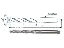 Сверло d 40,0х80х230 к/х Р6М5 укороченное CNIC 16827