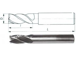 Фреза концевая d2,0x10x42 ц/х Р6АМ5 z=3 CNIC 40871