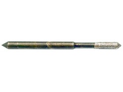 Головка алмазная цилиндрическая d 9,0х 6х10х60мм АС20 100/80 2 сл. с хвостовиком 38154