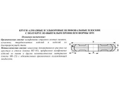 Круг алмазный 1FF1(плоский,полукруг.-выпукл.профиль)125х 8х4х4х32 R4,0 АС4 125/100 100% В2-01 50 карат 45054