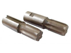 Метчик G 1 1/8" Р18 трубный цилиндрический, машинный к-т из 2-х шт. (11 ниток/дюйм) 60055