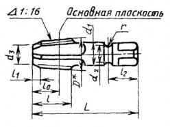 Метчик Rc 1 1/4" Р18 трубный конический, м/р. (11 ниток/дюйм) CNIC 53653
