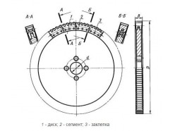 Пила дисковая сегментная 610мм, Z=80 Р6М5 ГОСТ4047-82 62143