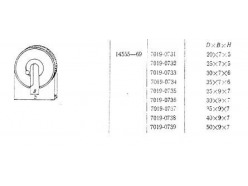 Шайба 50х 9х 7 быстросменная (7019-0739) ГОСТ 14555-69 61485