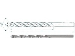 Сверло d 2,3 ц/х Р18 с вышлифованным профилем CNIC 31405