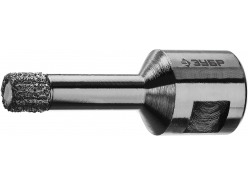 Алмазная коронка "ПРОФЕССИОНАЛ" универсальная для УШМ Зубр 29865-08-M14