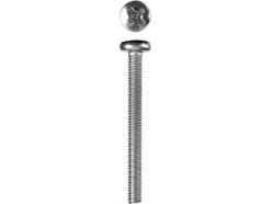 Винт DIN 7985, кл. пр. 4.8, оцинкованный, M6x55мм, 5кг, ЗУБР Мастер 303150-06-055