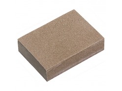 Губка для шлифования, 100 х 70 х 25 мм, мягкая, 3 шт., P 60/80, P 60/100, P 80/120// Matrix