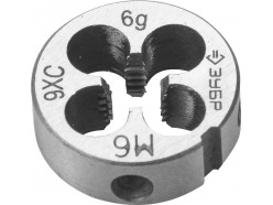 Плашка Зубр 4-28022-06-1.0, М6х1.0 , ГОСТ 9740-71