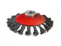 Кордщетка Hammer Flex 207-113 125мм M14 радиальная витая жесткая, усиленная кольцом, для УШМ 62119