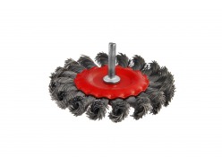 Кордщетка Hammer Flex 207-208 75мм d6 радиальная витая жесткая, с хвостовиком 62120