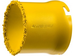 Коронка STAYER "PROFESSIONAL" кольцевая с карбидно-вольфрамовой крошкой, d=67мм 33345-67