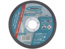 Круг отрезной по металлу, 125 х 1,0 х 22 мм // GROSS 74368