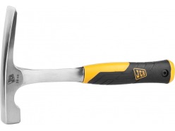 Молоток каменщика JCB цельнокованый, двухкомпонентная виброгасящая рукоятка, 550г JHM005