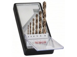 6 СВЕРЛ HSS-CO 2/3/4/5/6/8ММ ROBUST LINE 2607019924 Bosch