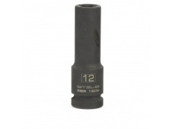 Головка ударная удлиненная шестигранная, 12 мм, 1/2", CrMo // Stels 13936