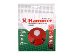Чашка алм. Hammer Flex 206-202 CUP TB 125*22мм турбо 30701