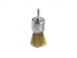 Кордщетка Hammer Flex 207-210 25мм d6 тип венчик латунированная, из волнистой проволоки 62125