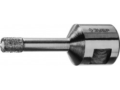 Алмазная коронка "ПРОФЕССИОНАЛ" универсальная для УШМ Зубр 29865-06-M14