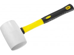 Киянка STAYER "PROFI" резиновая БЕЛАЯ, с фиберглассовой ручкой, 900г 20533-900