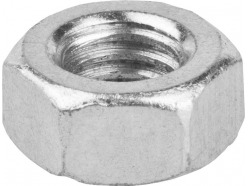 Гайка шестигранная ГОСТ 5927-70, кл. пр. 6, оцинкованная, M6, 5кг, ЗУБР Мастер 303550-06