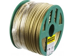 Трос стальной в полимерной оболочке, d=4,0 мм, L=100 м, STAYER Master 30410-40