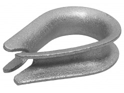 Коуш DIN 6899, оцинкованный, 10мм, 1 шт, ЗУБР Мастер 304496-10
