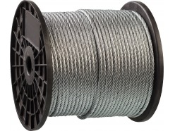 Трос стальной, оцинкованный, DIN 3055, d=8 мм, L=80 м, ЗУБР Профессионал 4-304110-08