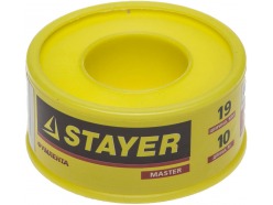 Фумлента STAYER "MASTER", плотность 0,40 г/см3, 0,075ммх19ммх10м 12360-19-040