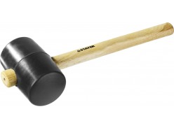 Киянка STAYER резиновая черная с деревянной ручкой, 900г 20505-90