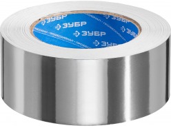 Алюминиевая лента, ЗУБР Профессионал 12262-50-50, до 120 °С, 60мкм, 50мм х 50м