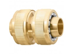 Муфта ремонтная для шланга, 3/4", латунная PALISAD 66541