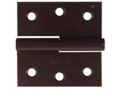 Петля дверная STAYER "MASTER" разъемная, цвет коричневый, левая, 75мм 37613-75-3L