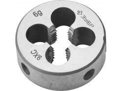 Плашка Зубр 4-28022-10-1.5, М10х1.5, ГОСТ 9740-71