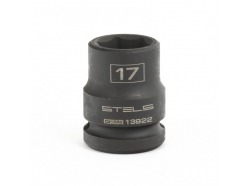 Головка ударная шестигранная, 17 мм, 1/2", CrMo // Stels 13922