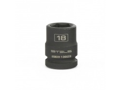 Головка ударная шестигранная, 18 мм, 1/2", CrMo // Stels 13923