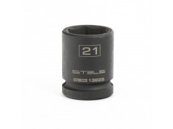 Головка ударная шестигранная, 21 мм, 1/2", CrMo // Stels 13925