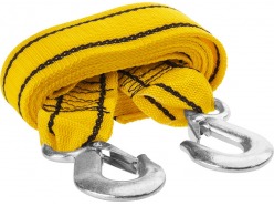 Трос буксировочный STAYER STANDARD, 2 крюка, сумка, 4м, 3,5т 61207-3.5