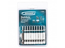 Набор бит TORX 10х50, сталь S2, 10 шт GROSS 11468