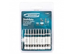 Набор бит TORX 8х50, сталь S2, 10 шт GROSS 11467