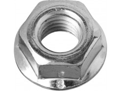Гайка DIN 6923 с фланцем, M10, 4 шт, кл. пр. 8, оцинкованная, ЗУБР 303636-10